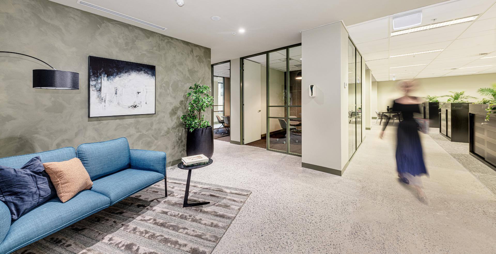 interior of spec suite office in Sydney